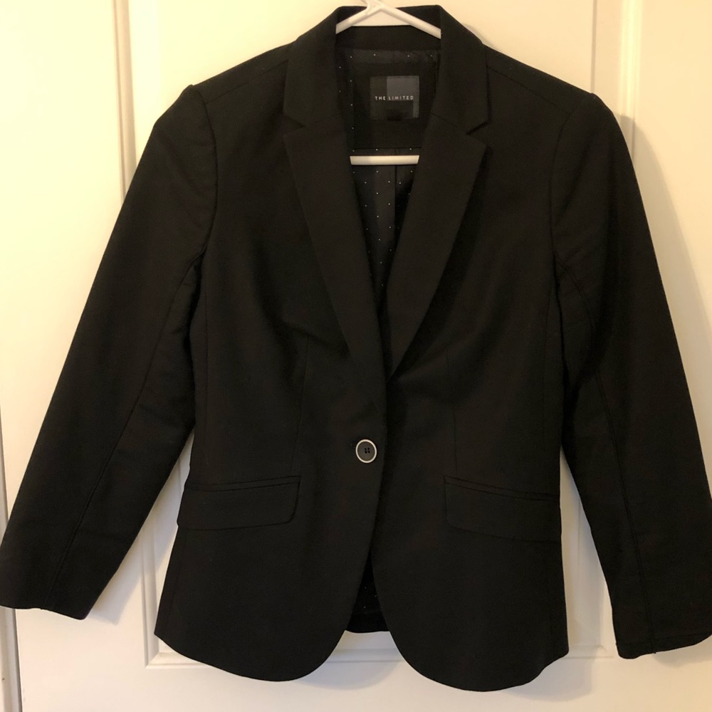 The Limited black cropped blazer